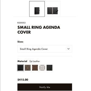 Louis Vuitton Agenda